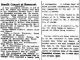 Newspaper mention - Neville James Sylvester McGrath - 1929